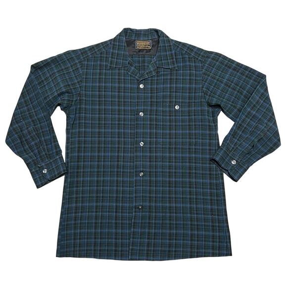 Vintage Pendleton - Men’s Sir Pendleton 100% Virgin Wool Plaid Long Sleeve - M - Picture 1 of 7